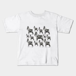 Miniature Schnauzer Kids T-Shirt